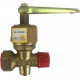 LLAVE GAS BRONCE  3/4"