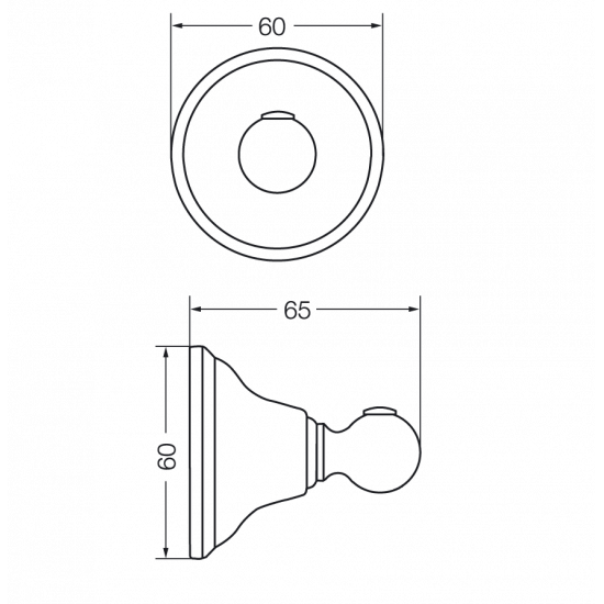 NEWPORT PERCHA FV CROMO ( 0166/B2 )