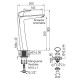 GRIFERIA EPUYEN MONOCOMANDO LAVATORIO ALTO FV ( 0181.02/L2 )