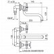 GRIFERIA NEWPORT PLUS COCINA PARED FV CROMO (0403B2P)