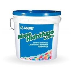 MAPEI MAPE HIDROFUGO LIQUIDO P/REVOQUE E IMPERMEABILIZACION BALDE x 20 kg