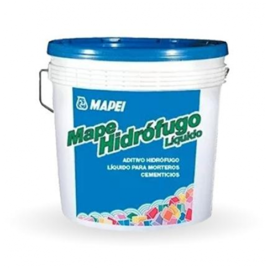 MAPEI MAPE HIDROFUGO LIQUIDO P/REVOQUE E IMPERMEABILIZACION BALDE x 20 kg