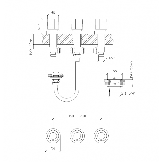 GRIFERIA HUILEN BIDET AQUALAF ( 12020 )