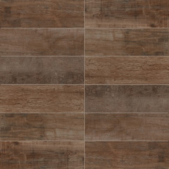 PORCELANATO 20X60 MEDLEY MARRON MADERA 1A ALBERDI ( 1.93 m2 x caja )