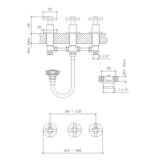 GRIFERIA AQ8000 BIDET AQUALAF ( 20020 )