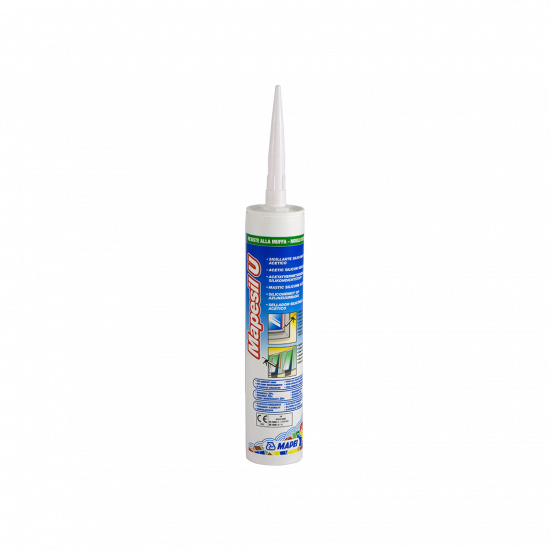 MAPEI MAPESIL U CARTUCHO SILICONA BLANCO x 280 ml.