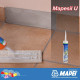 MAPEI MAPESIL U CARTUCHO SILICONA BLANCO x 280 ml.