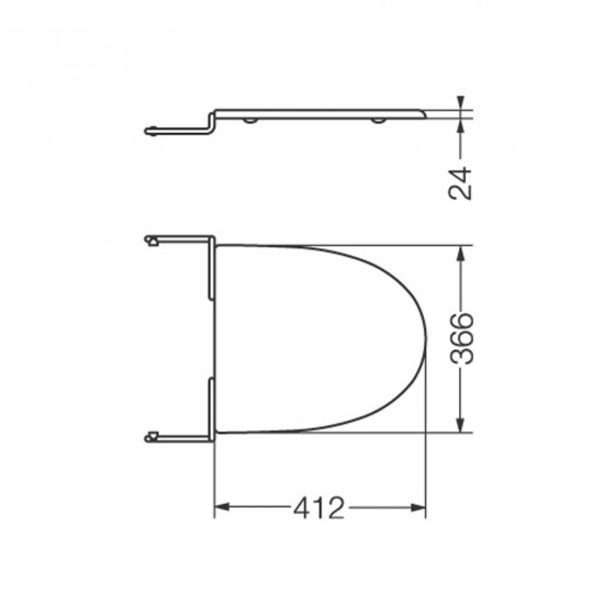 MARINA TAPA BIDET  FERRUM (THB3U)