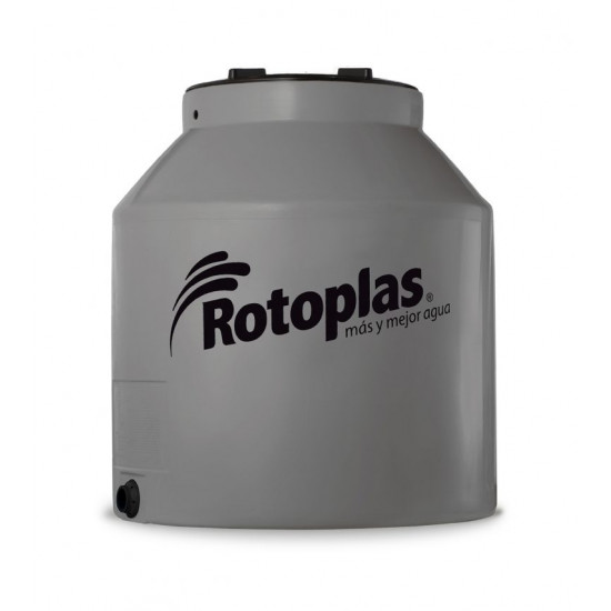 TANQUE DE AGUA ROTOPLAS TRICAPA GRIS 0600 LTS. Gtia. 25 años