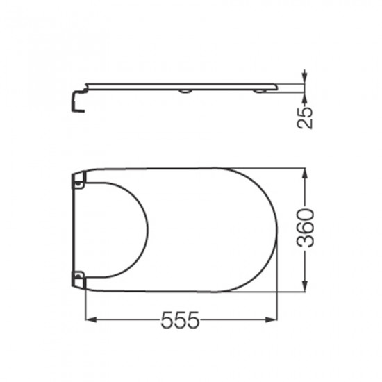 MURANO  TAPA BIDET FERRUM ( TBUU ) BCO