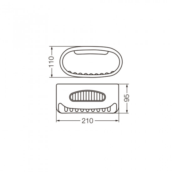 FERRUM JABONERA C/AGARRADERA FIX x 1un ( ABF3C )