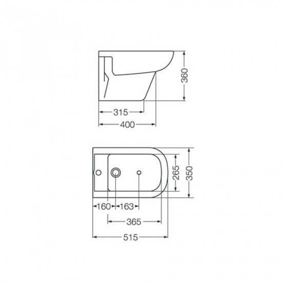 BARI BIDET COLGAR 1 AGUJERO  ( BKP1J )