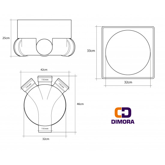 KIT CAMARA DE INSPECCION WATERPLAST 