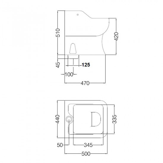 INODORO VERTEDERO FERRUM ( ISSF B )