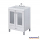 SCHNEIDER TERRA VETRO VANITORY BLANCO 50x57x36 2 puertas 