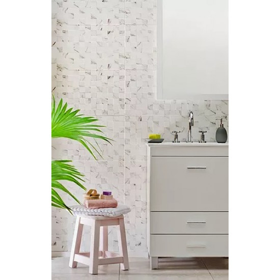 AMUBE VALI VANITORY BLANCO 61x46.7x81cm C/MESADA LOZA 3 AG. ( PARA ARMAR ) 