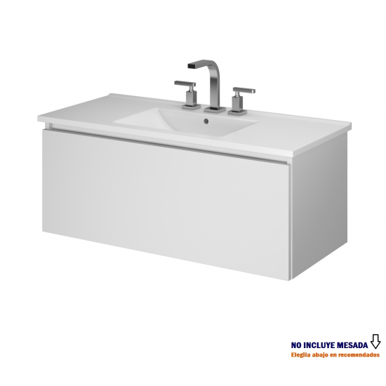 SCHNEIDER CITY VANITORY 80cm COLGANTE BLANCO