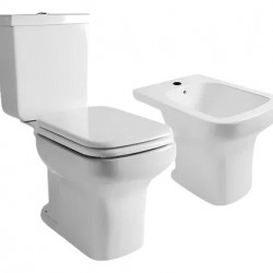 COMBO BAÑO LINEA LIMAY FERRUM ( Inodoro + Bidet + Deposito )