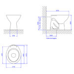 Marajo Inodoro Corto Deca Marajo Inodoro Corto Deca