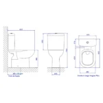 Vogue Plus Inodoro Largo Deca Vogue Plus Inodoro Largo Deca