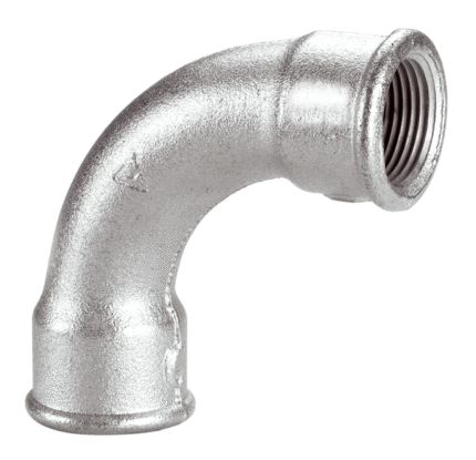 CURVA HH 90 x 032mm 1 1/4" GALV. "DEMA"