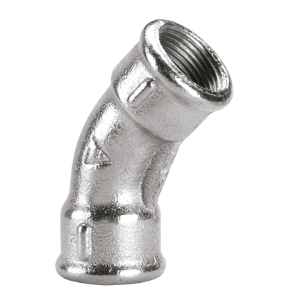 CURVA HH 45 x 063mm 2 1/2" GALV. "DEMA"