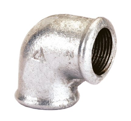 CODO HH 90 x 019mm 3/4" GALV. "DEMA"