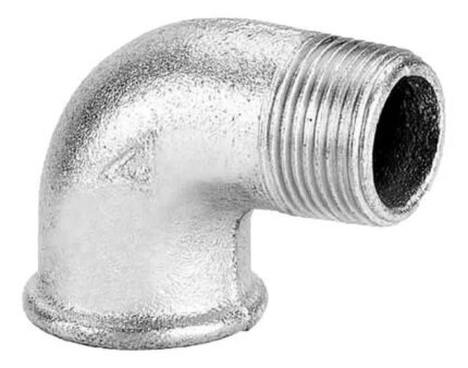 CODO MH 90 x 006mm 1/4" GALV. CODO MH 90 x 006mm 1/4" GALV.