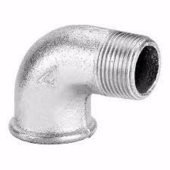 CODO MH 90 x 009mm 3/8" GALV.
