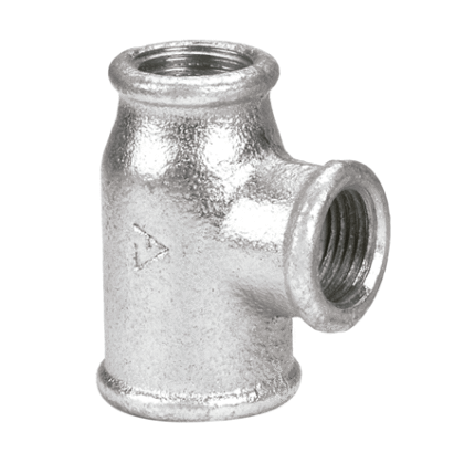 TEE RED.R. x 3/4x3/4x1/2"GALV "DEMA"