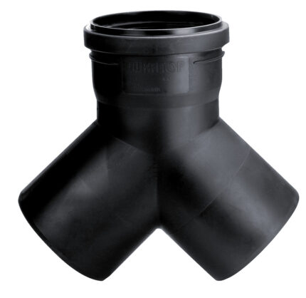 BIFURCACION EN "Y" 110MM DURATOP X NEGRO