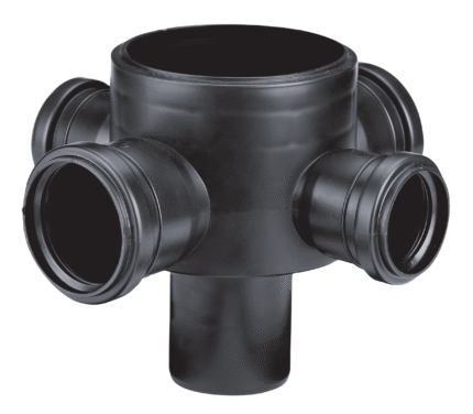 EMPALME ACCESO VERTICAL 063 DURATOP X NEGRO