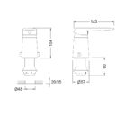 KODE MONOC BIDET AMER C/TRANSF KODE GENEBRE (002 62142 31 45 66)