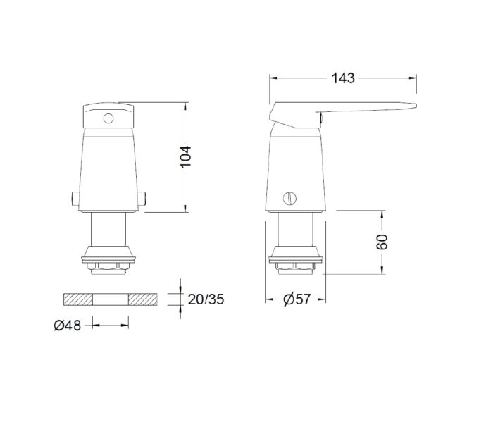 KODE MONOC BIDET AMER C/TRANSF KODE GENEBRE (002 62142 31 45 66)