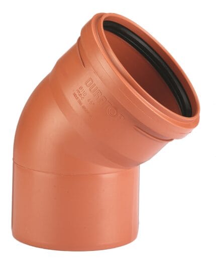 Codo 45 Mh Duratop Marron X 040
