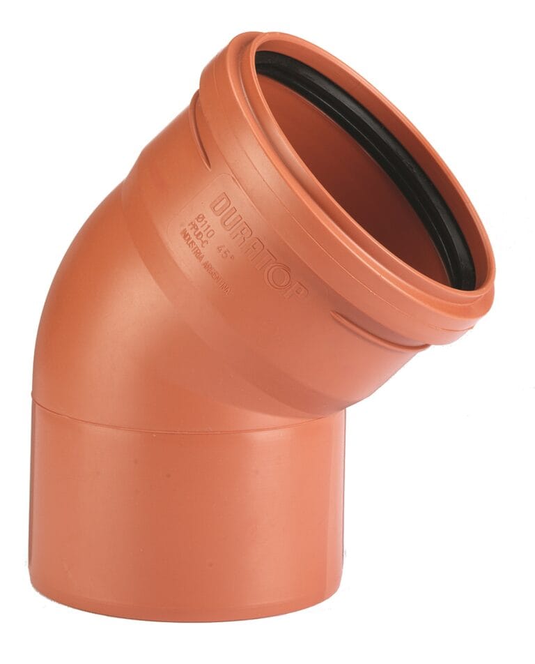 CODO 45 MH DURATOP MARRON x 040
