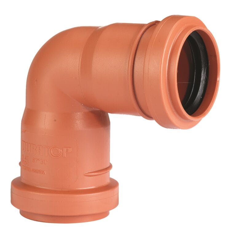 CODO 87ø30ø HH DURATOP MARRON x 040