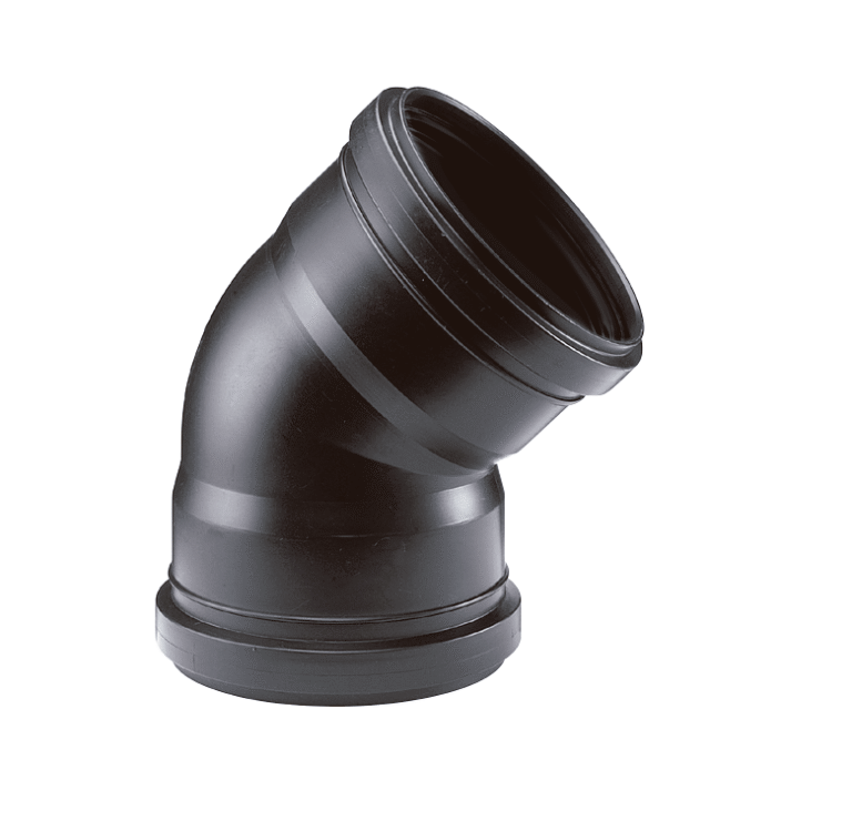 CODO 45 HH DURATOP X x 050 NEGRO