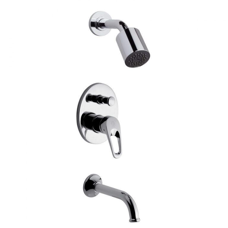 ARIZONA MONOCOMANDO DUCHA EMBUTIR C/TRANSF FV CROMO (106/B1)
