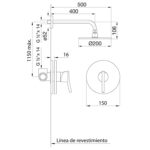 LIBBY MONOCOMANDO DUCHA S/TRANSF FV CR (0108/39)