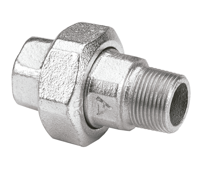 UNION DOBLE CONICA M-H x 076mm 3" GALV "DEMA"