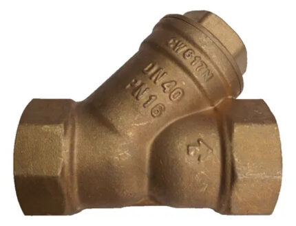 FILTRO Y ROSCA GAS BRONCE 038MM 11/2" PN16