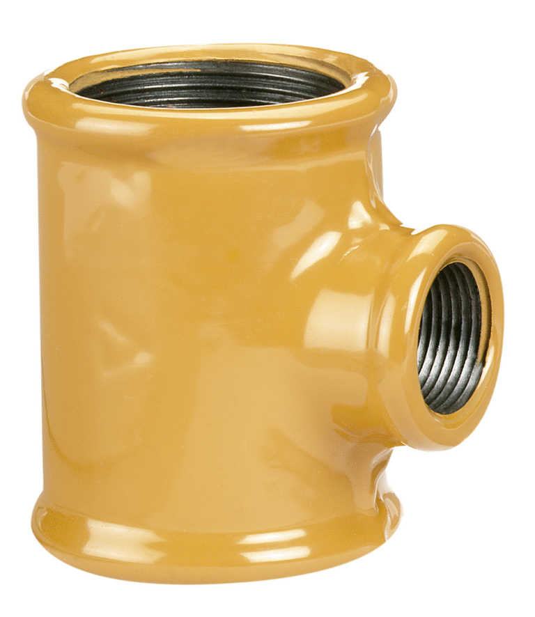 TEE RED.x 4 x 21/2" EPOXI "DEMA"