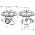 REGULADOR MyS 050 M3/h MYS ( incluye transicion 3/4x3/4) REGULADOR MyS 050 M3/h MYS ( incluye transicion 3/4x3/4)