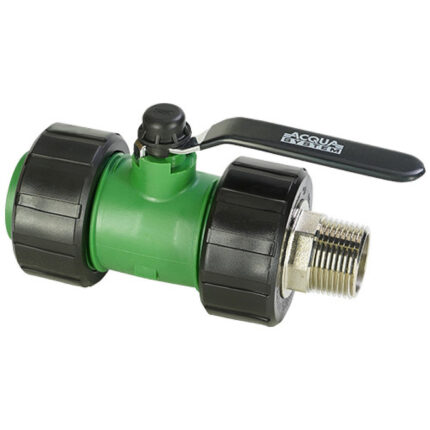 VALVULA ESFERICA C/MEDIA UNION MIXTA RM 50x11/2" ACQUA SYSTEM