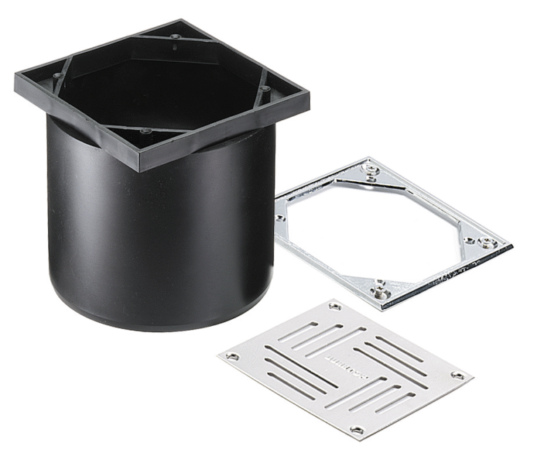 KIT REJILLA 12X12 110mm (PORTAMARCO) DURATOP X NEGRO