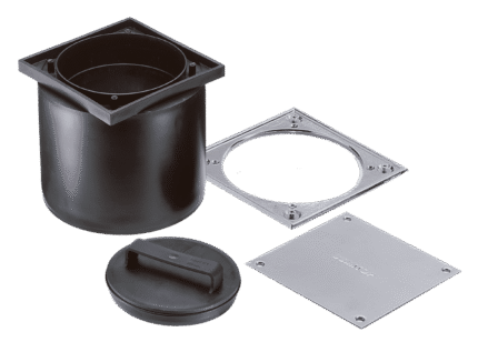 KIT TAPA DURATOP X x 15x15 NEGRO