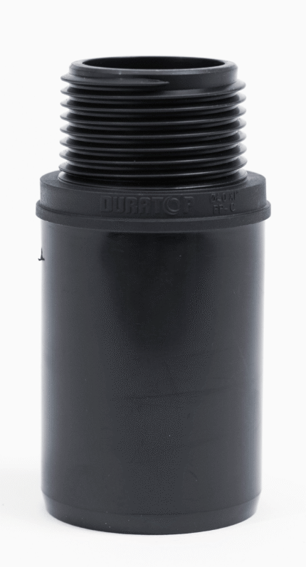 ADAPTADOR DESCARGA AC 40 x 3/4" DURATOP X NEGRO