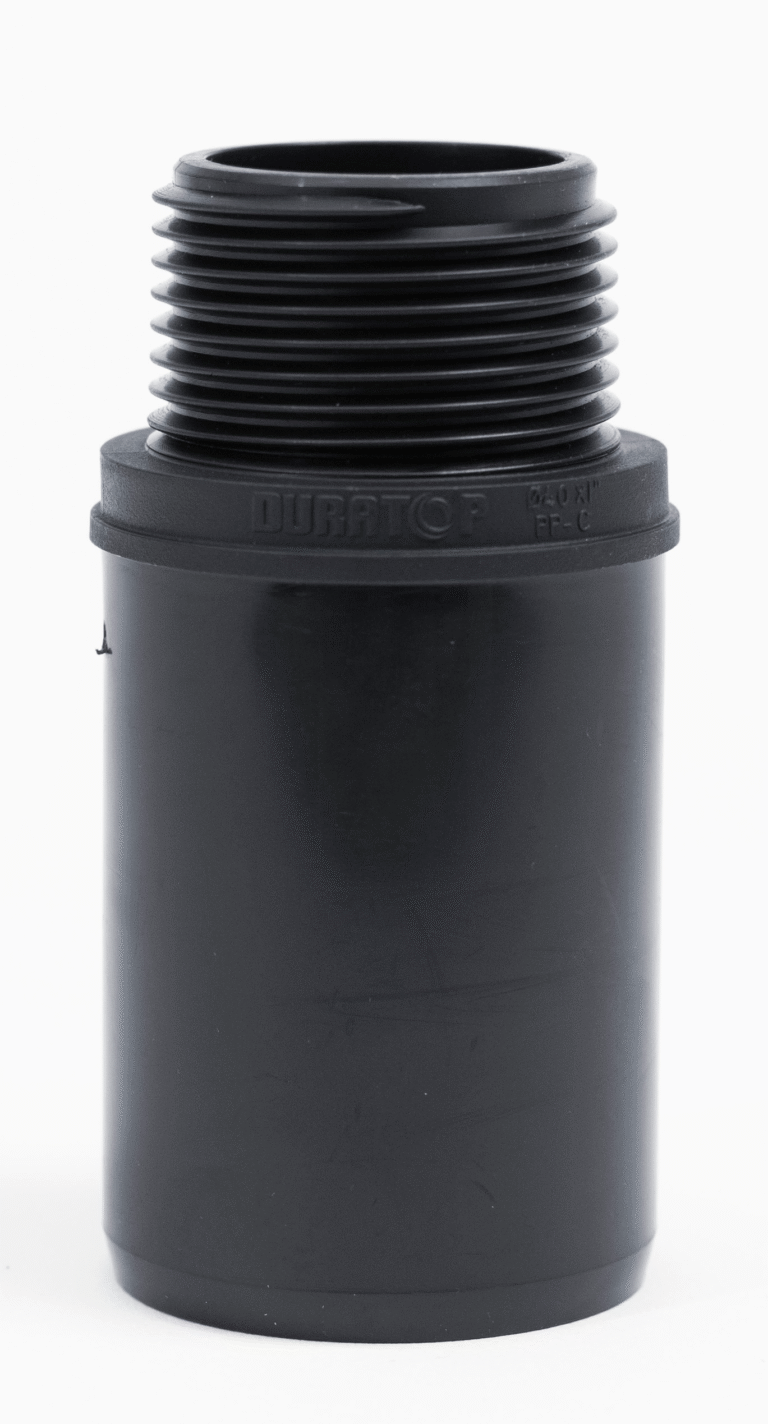 ADAPTADOR DESCARGA AC 40 x 3/4" DURATOP X NEGRO