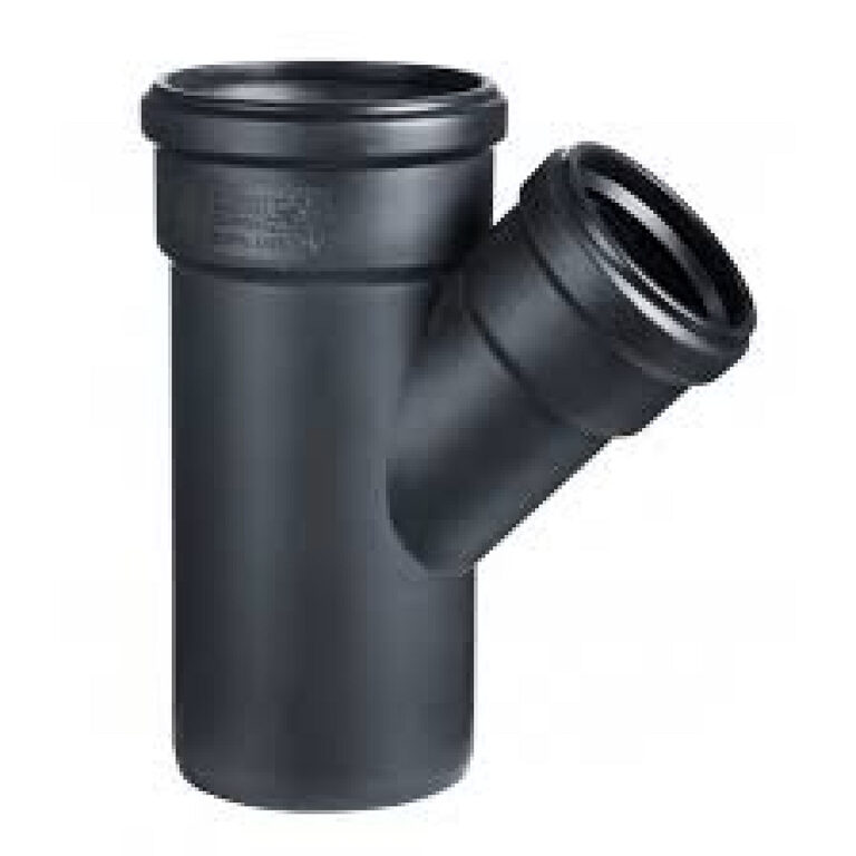 RAMAL SIMPLE 45* 200X110 DURATOP X NEGRO